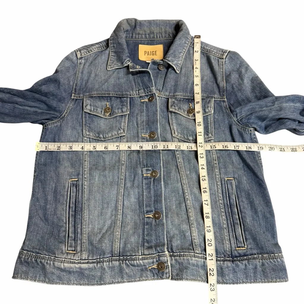 Paige Rowan Denim Jacket Size Medium - Image 5