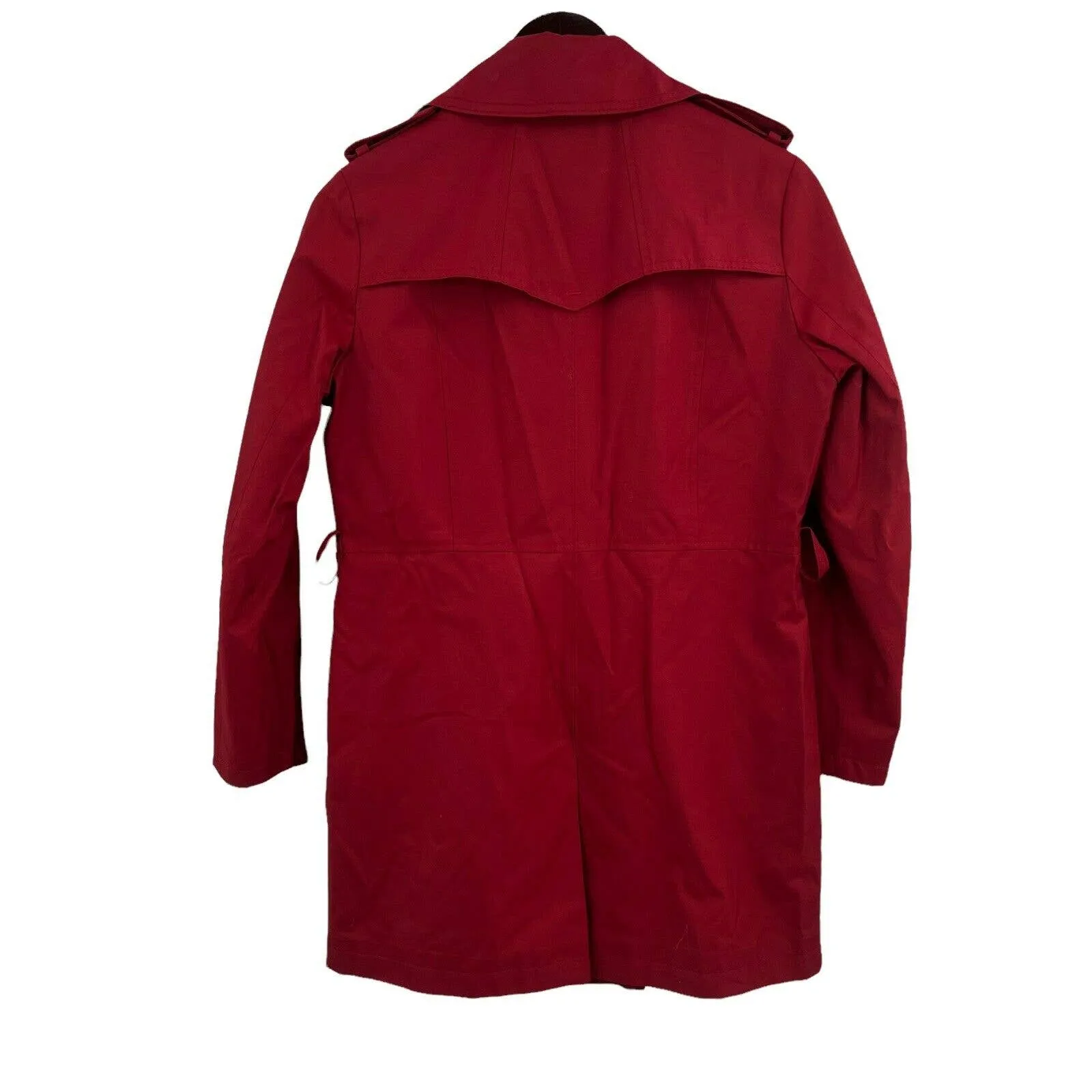 Sam Edelman  Red Trench‎ Size XS New - Image 3