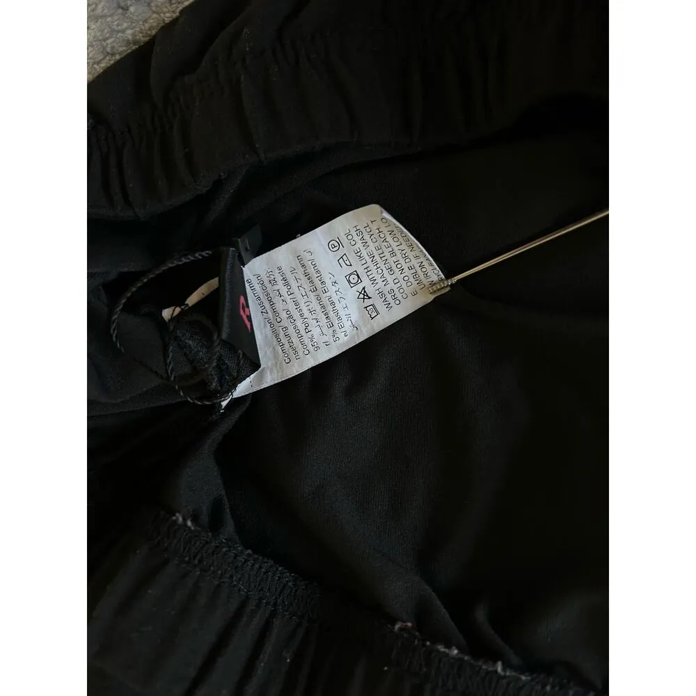 Romwe Powerpuff Girls Cartoon Letter Graphic Biker Black Shorts Plus Size 3XL - Image 13