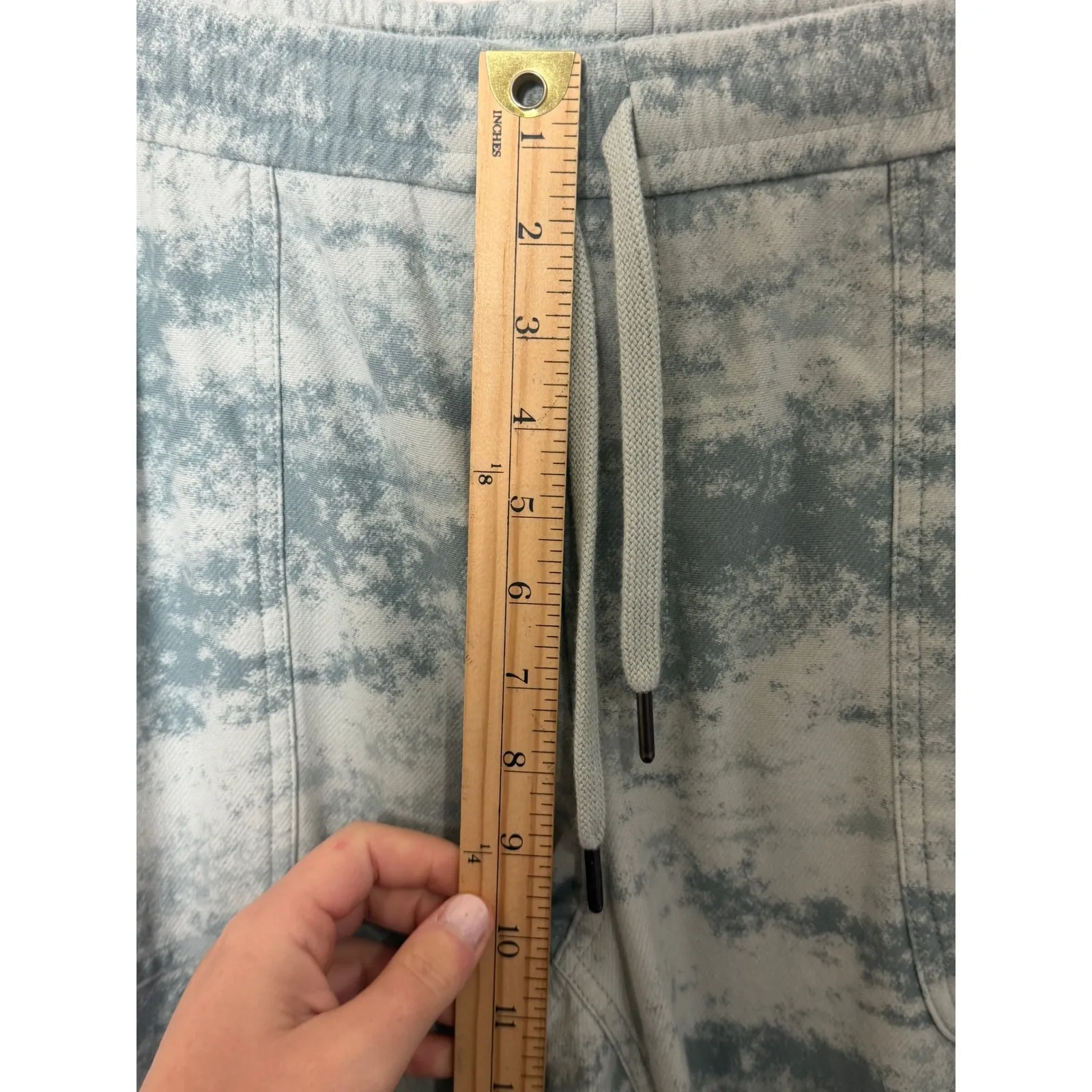 Athleta Farallon Jogger Pants BlueGray Cloud Drawstring Active Athleisure Lounge - Image 4