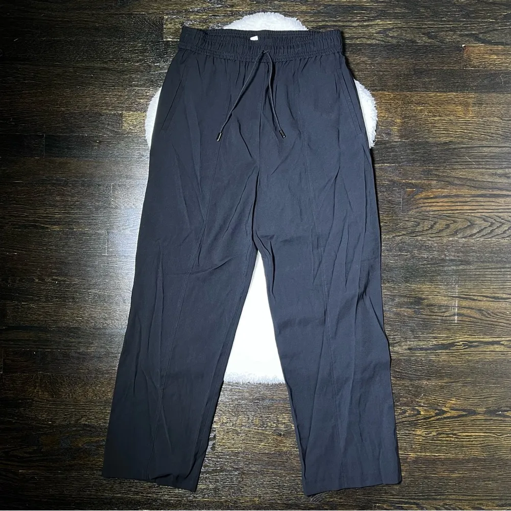 Topshop Black Straight Leg Lounge Pants - Image 2