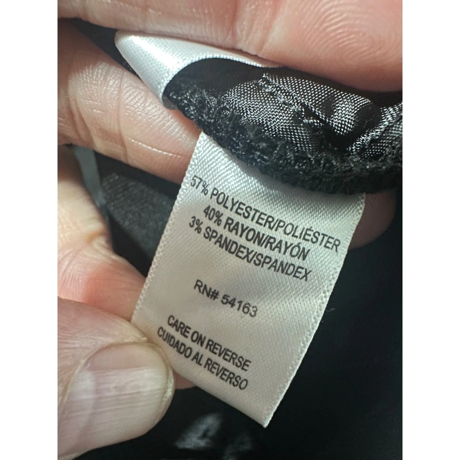 ANDREW MARC Women Black Textured‎ Slim Leg Dress Pants Size 8 - Image 6