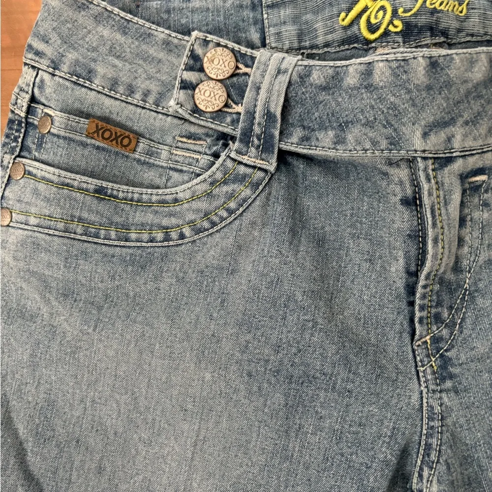 - X.O.X.O low rise Vintage (Y2K) light wash capri denim(wide leg) 7/8 - Image 3