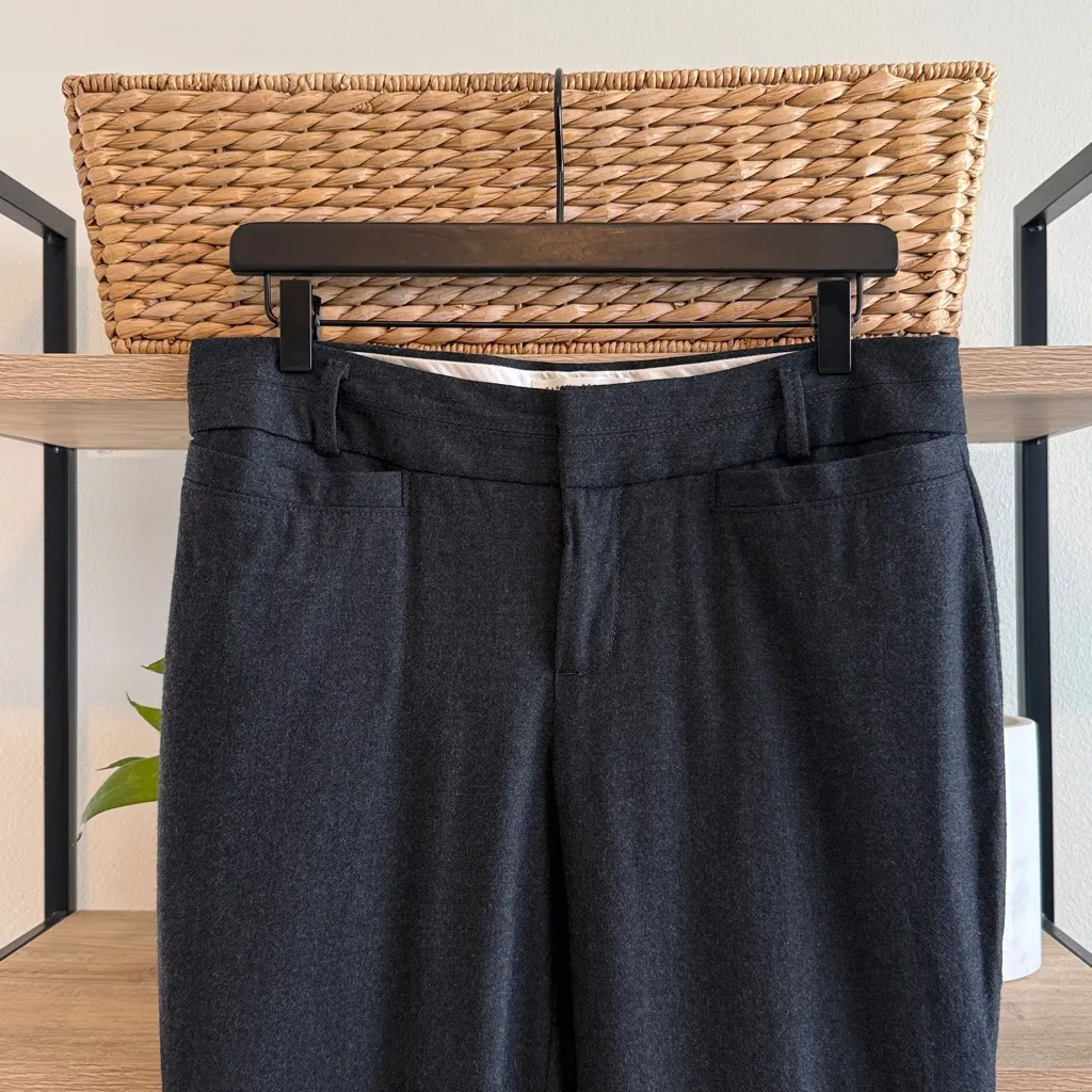 Banana Republic Jackson Fit Stretch Wool Mid-Rise Woven Career Dress Pant Trouse - Image 2