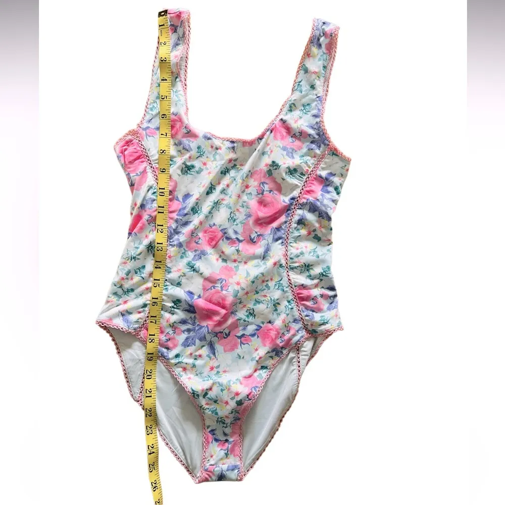 LoveShackFancy Mikkel Floral One-Piece Swimsuit Size XS‎ NWT - Image 16