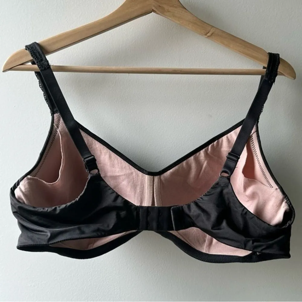 Bali gray padded bra size 40 wireless bra charcoal pretty lace comfy​ sexy cute - Image 3