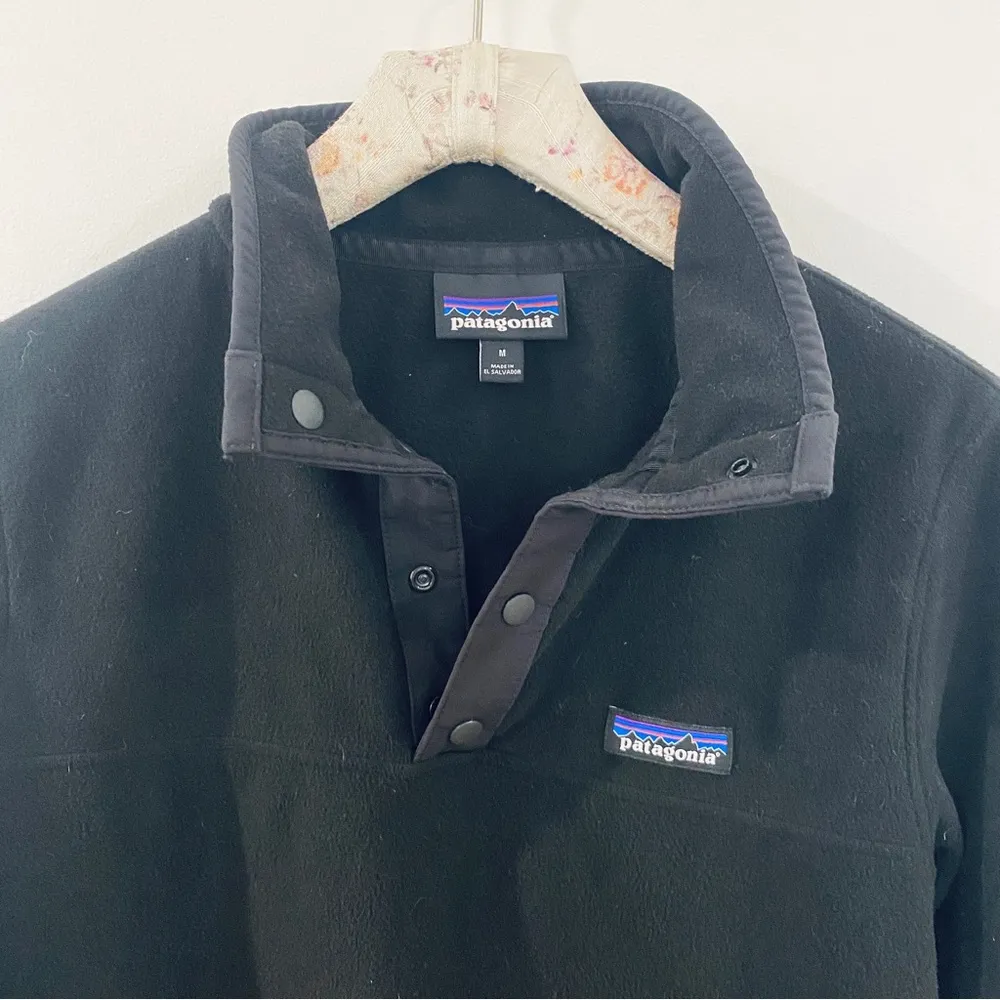 Patagonia fleece half button up pullover - Image 6