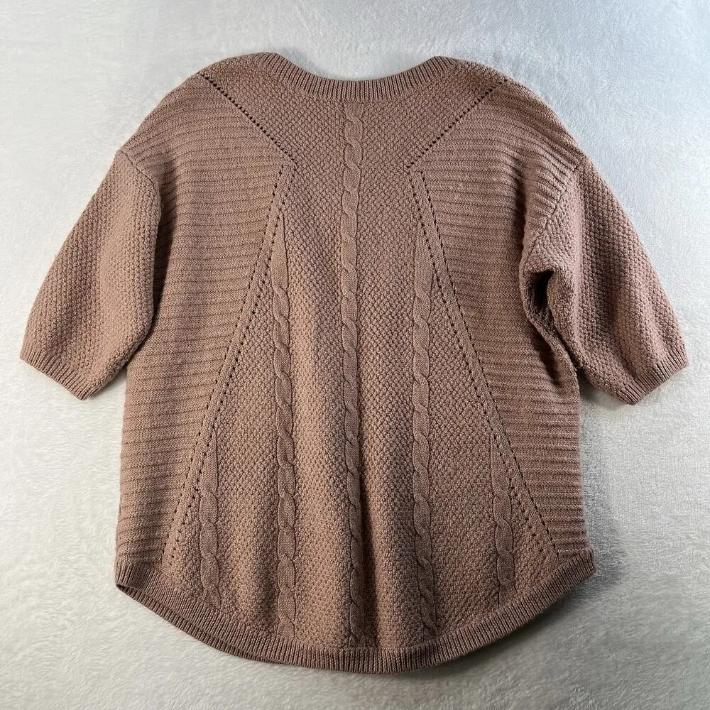 Torrid Plus 2 2X Metallic Shine Sweater Pullover Mixed Knit Wool Blend Women’s - Image 12