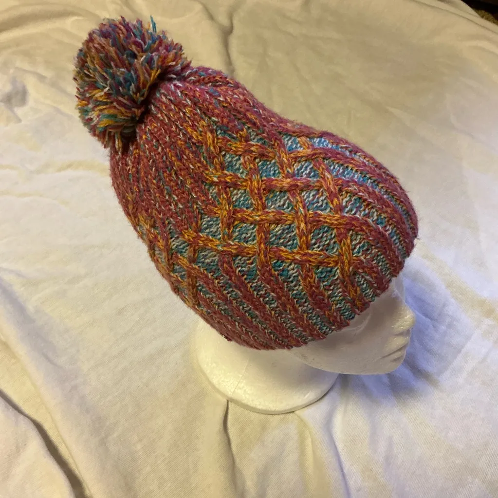 Spyder bright multicolor pom hat - Image 6