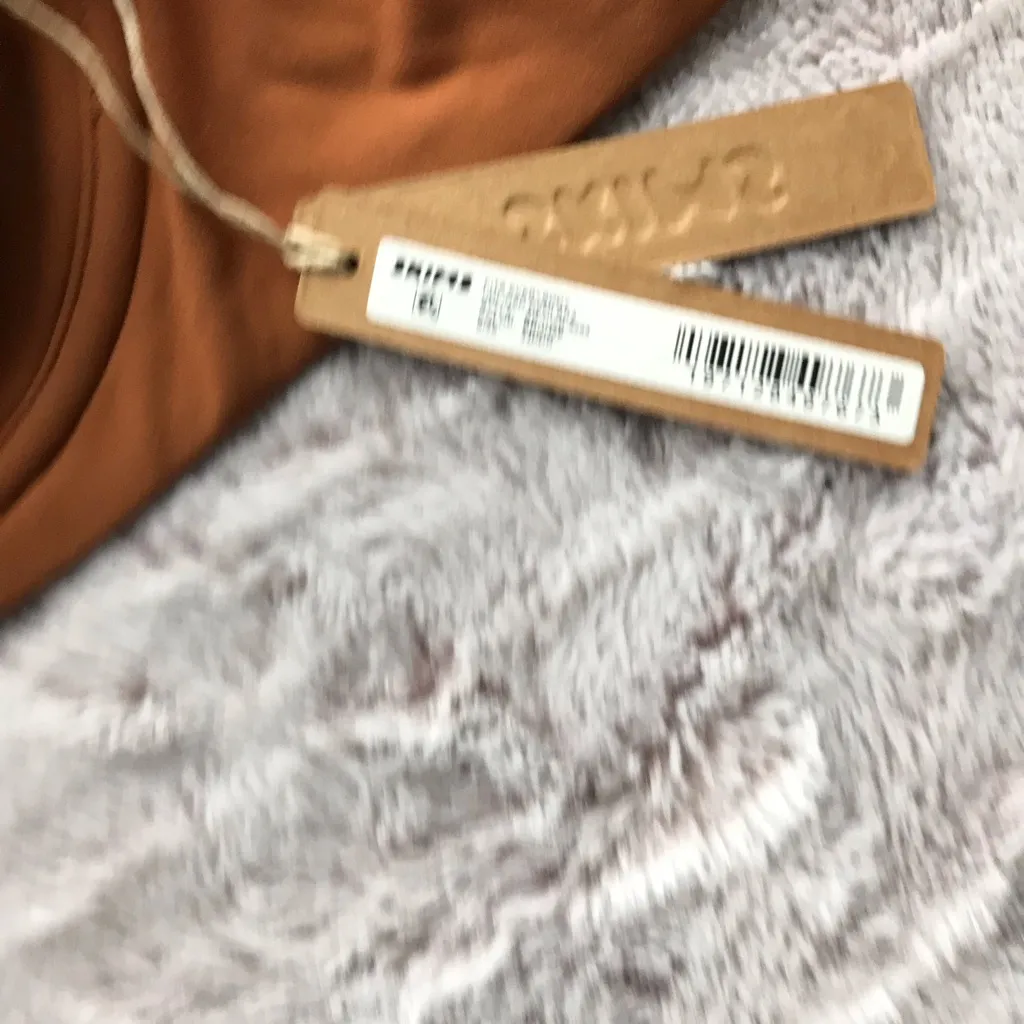 SKIMS  Brown Triangle Bra - Image 3