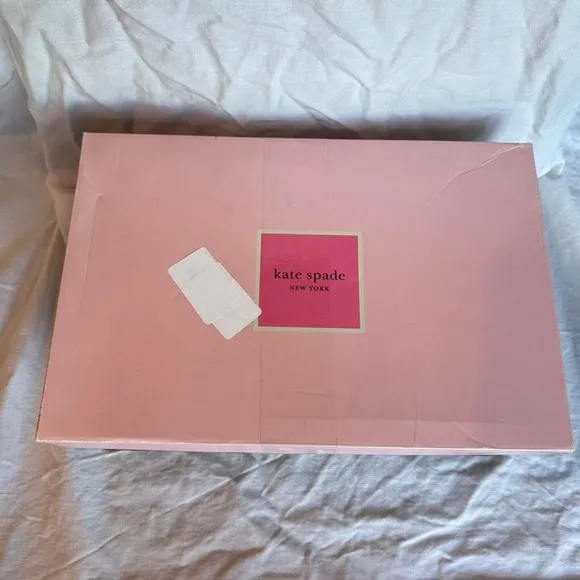 Kate Spade New York Dove‎ Cream Faux Fur Slippers Slides Women's Size 11B NEW - Image 9