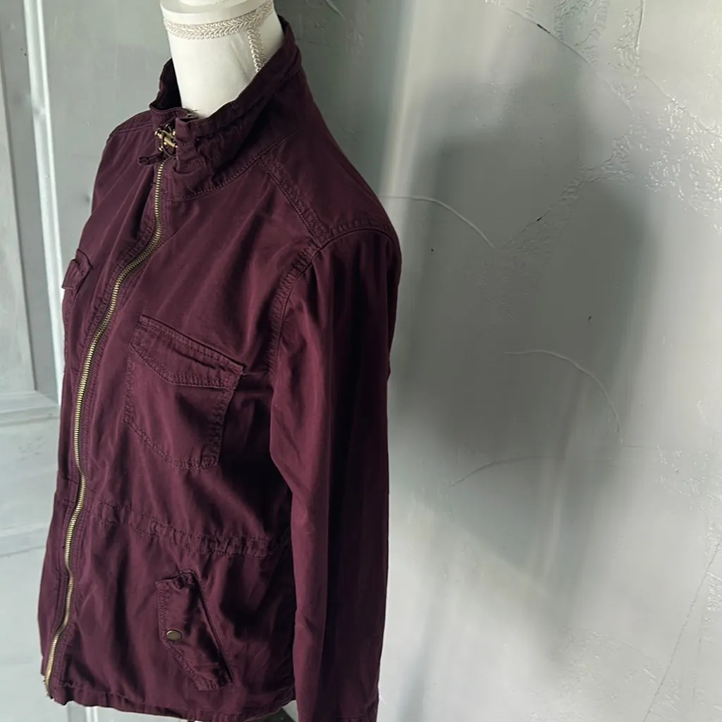 Sonoma Purple Jean Jacket Casual Fit - Image 3