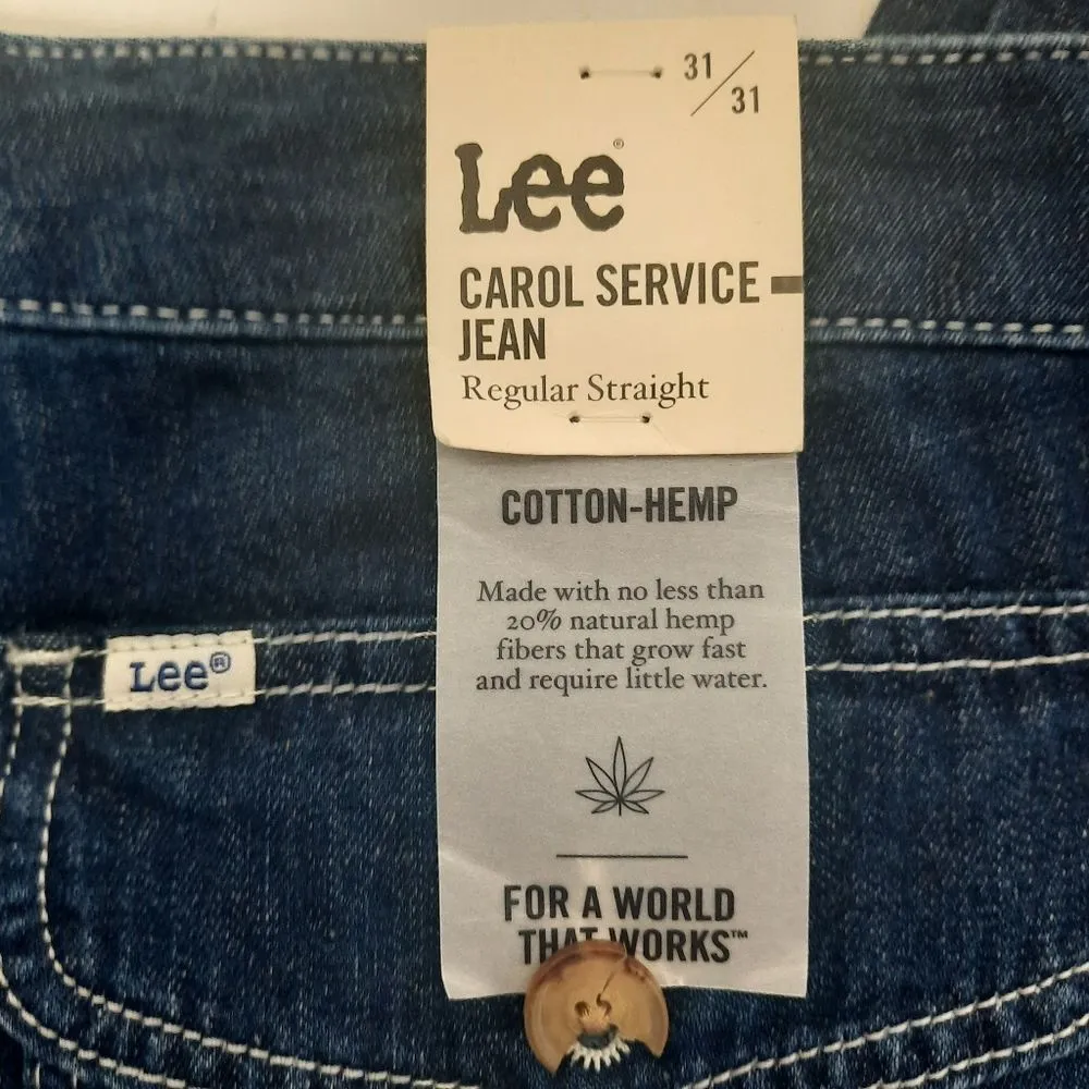 Carol Service Jean in Dark Grace Size 31x31 NWT Lightly Flawed - Image 11