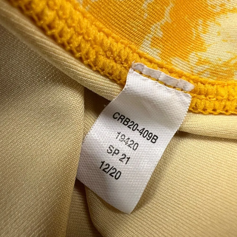 Carbon 38 Printed High Rise 7/8 Legging in Kumquat Snake Yellow reptile Size S - Image 8