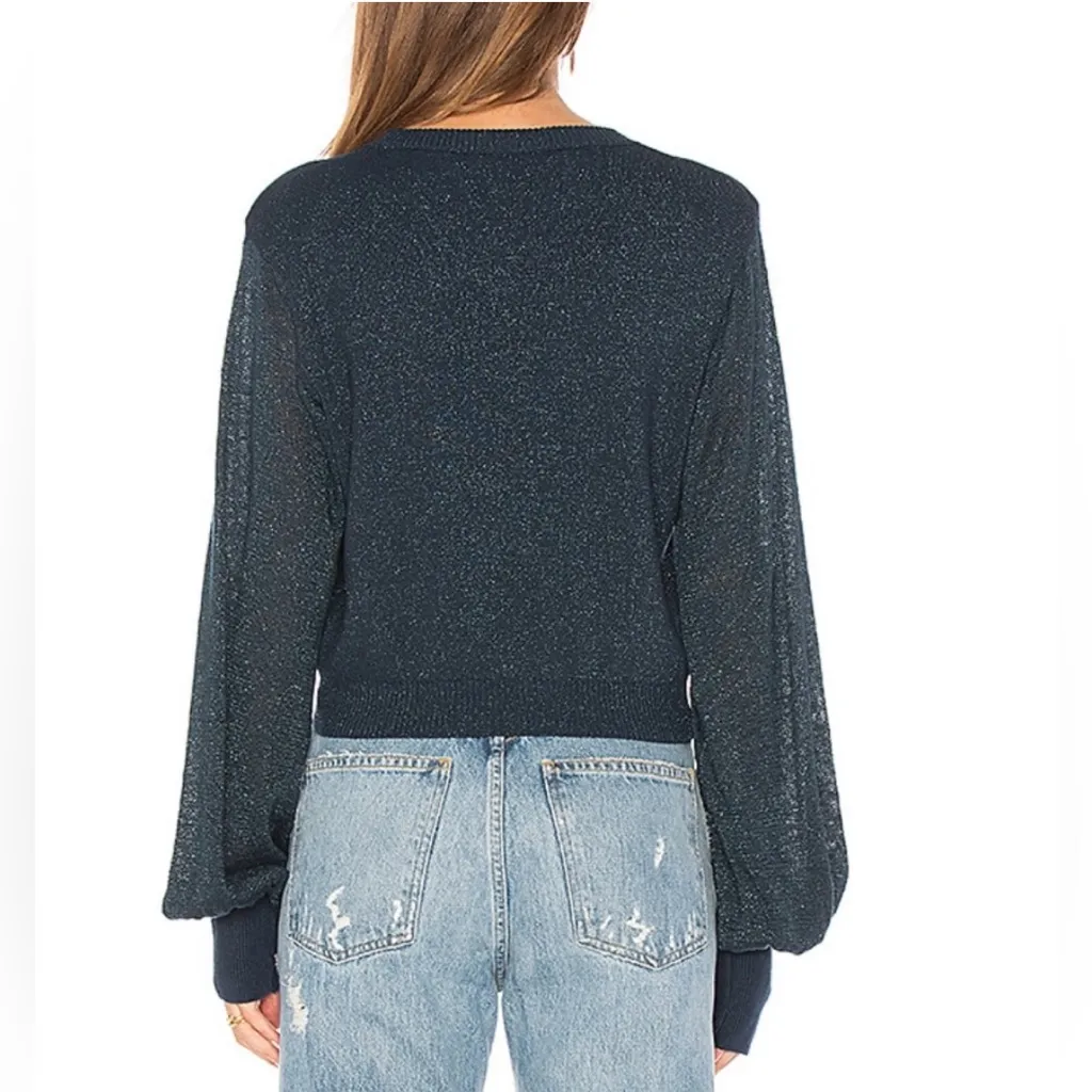 Free People Blue Sparkle Sweater ✨⭐️💖 - Image 8