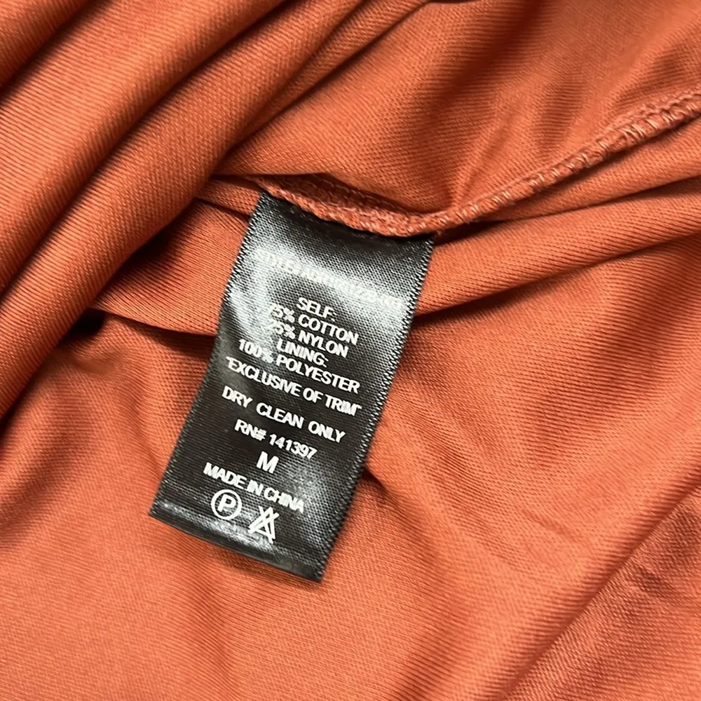 ASTR the Label BROWN Lattice Inset Lace V Neck Mini Dress NEW Sz MEDIUM NWT #139 - Image 4