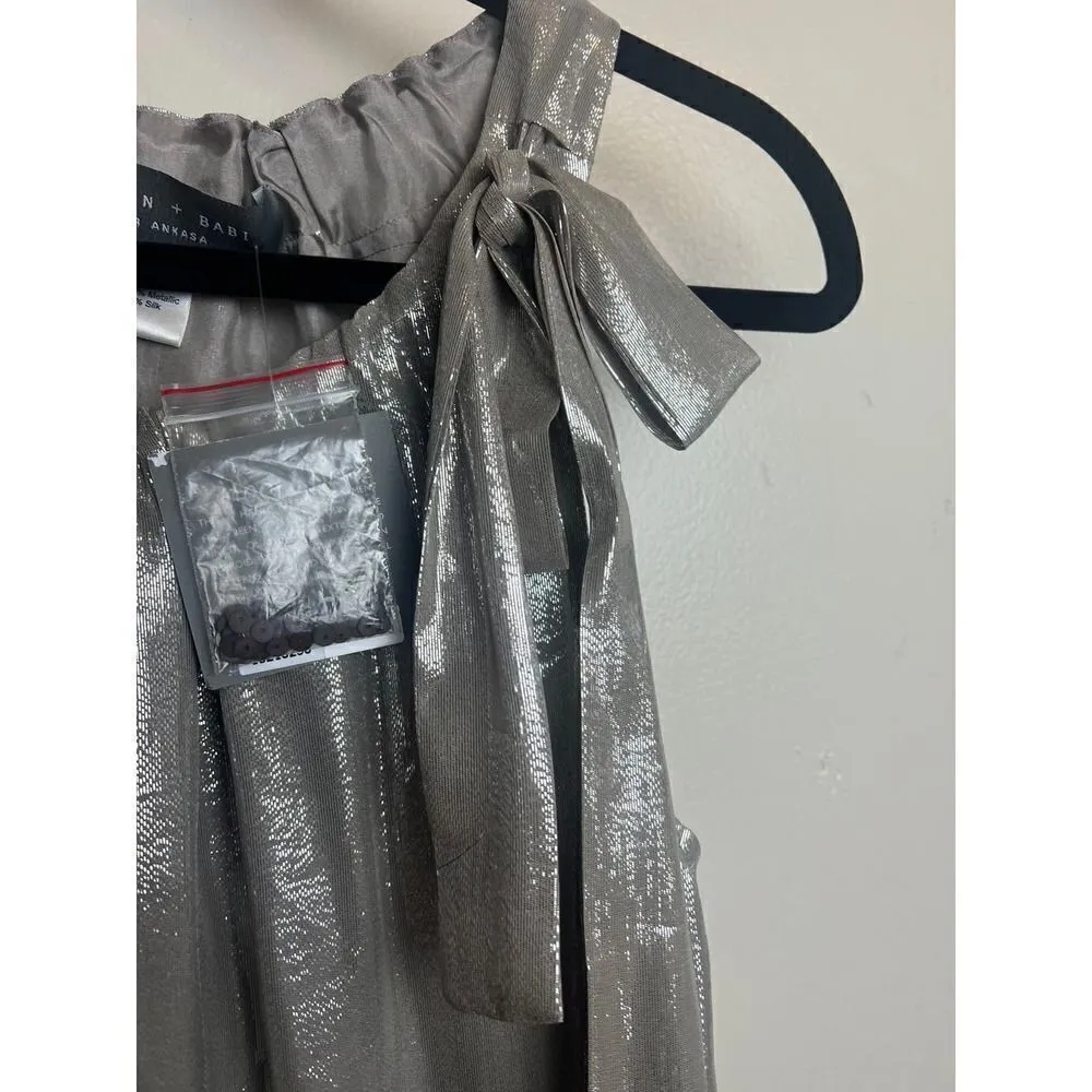 Sachin & Babi for Ankasa Metallic Sleveless Dress NWT Sz. 4 - Image 8