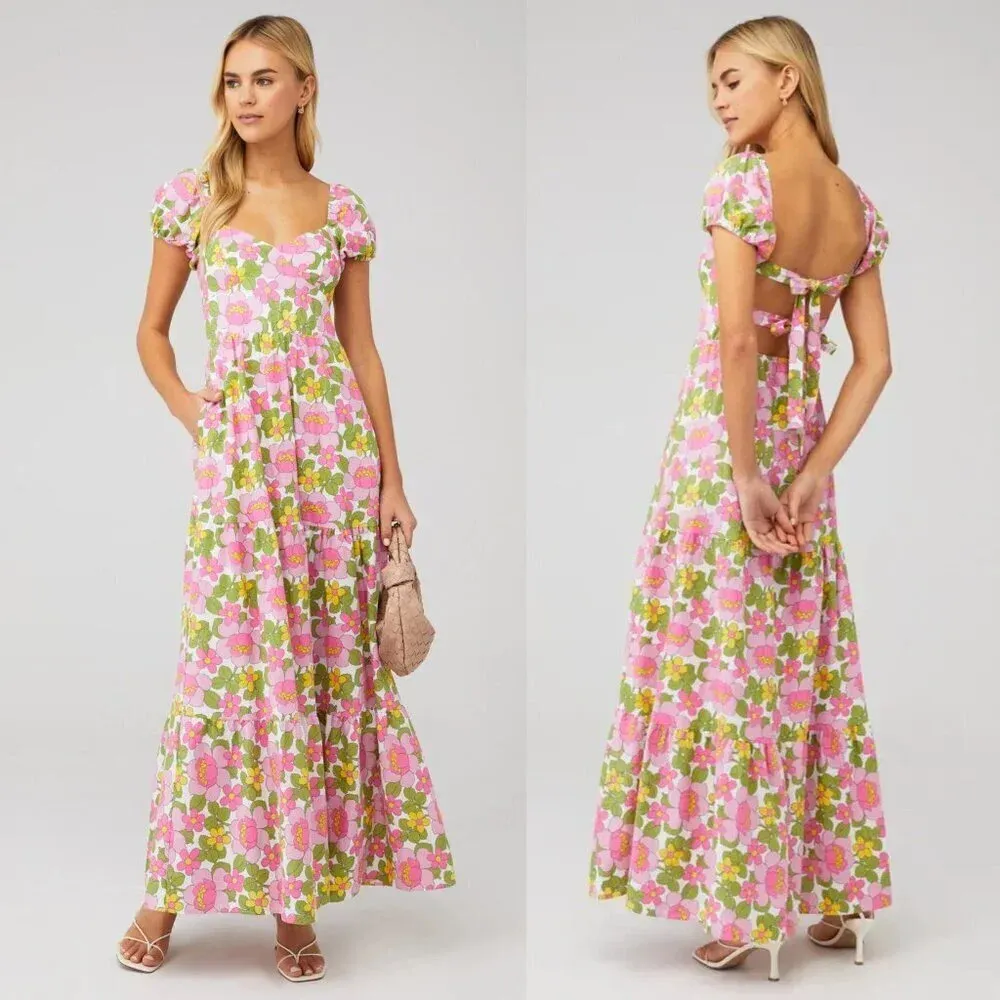 Free People Show Me Your Mumu Cathy Maxi Dress Size Medium $198 - Image 14
