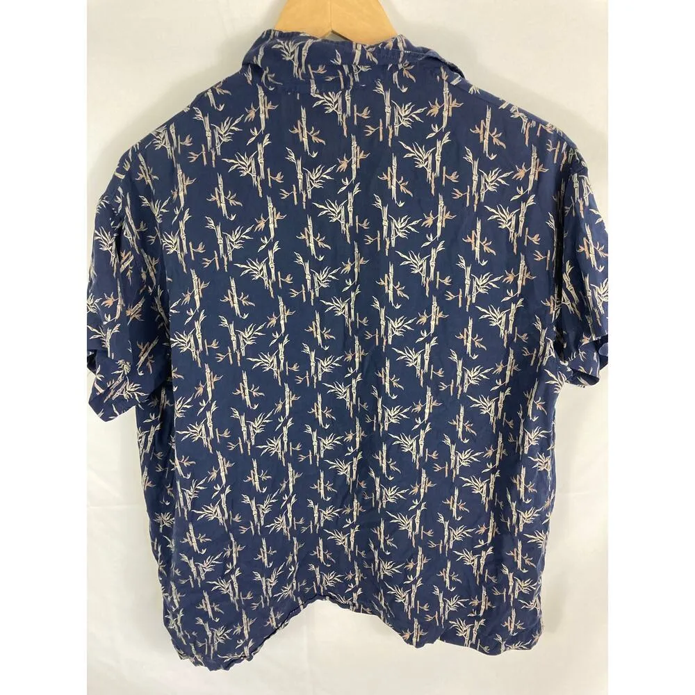 Chicos Silk Bamboo Pant Print Button Up Blouse Size 0 / Small - Image 5