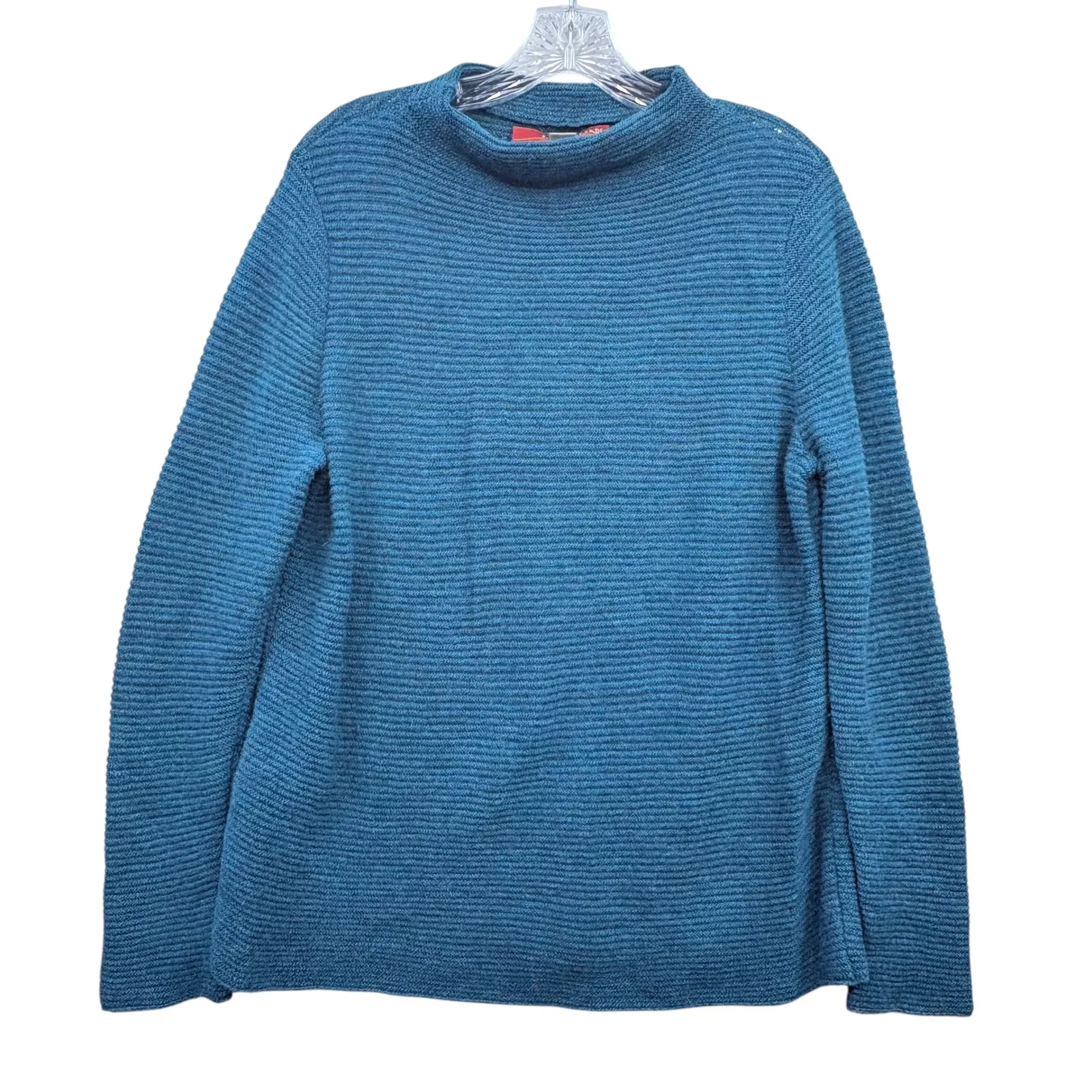 Beyond Threads Women's Teal Blue Alpaca Wool Top And Open Front‎ Vest Boho Set M Size M - Image 6