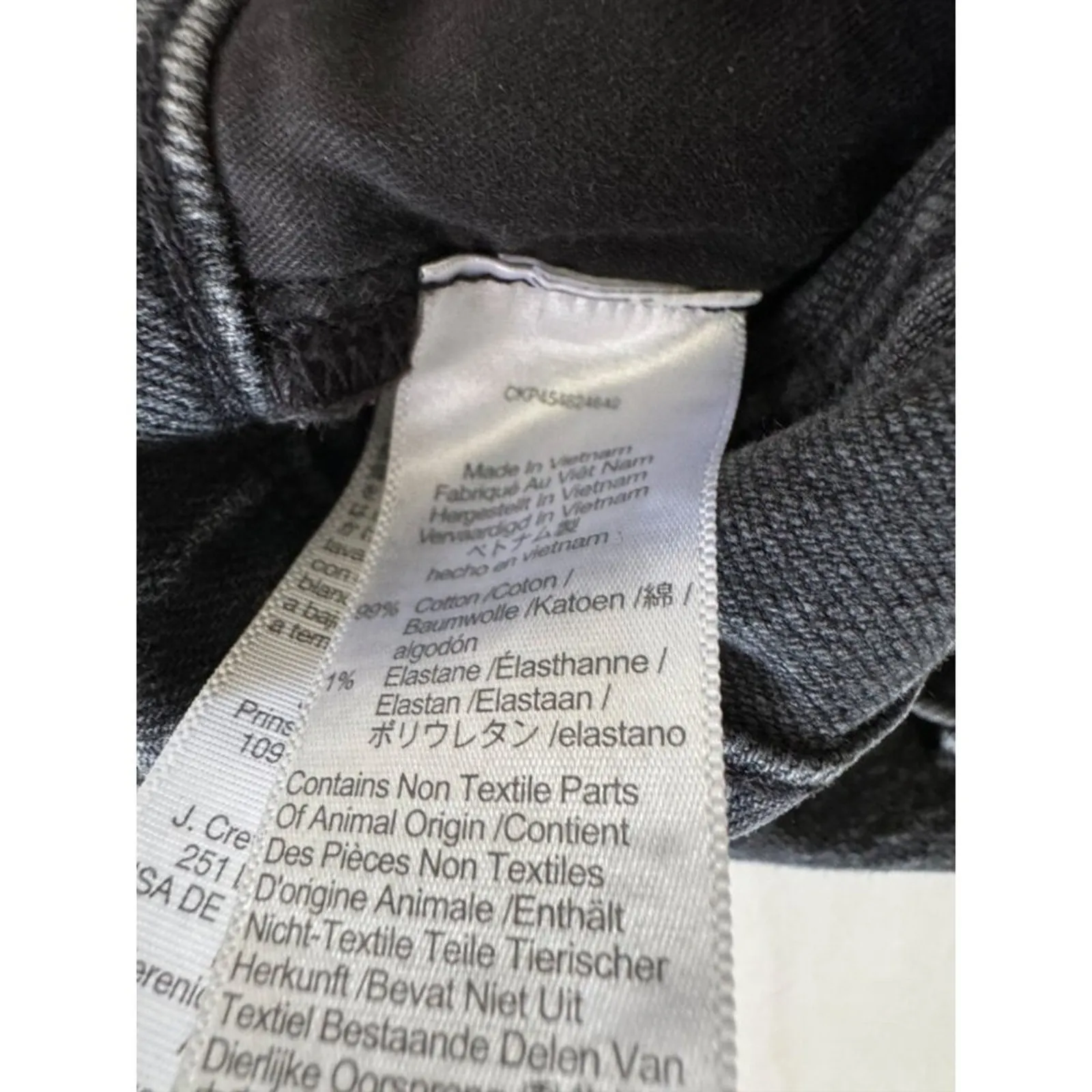 Madewell The Perfect Vintage Jean Straight Off Black Casual 25 - Image 5