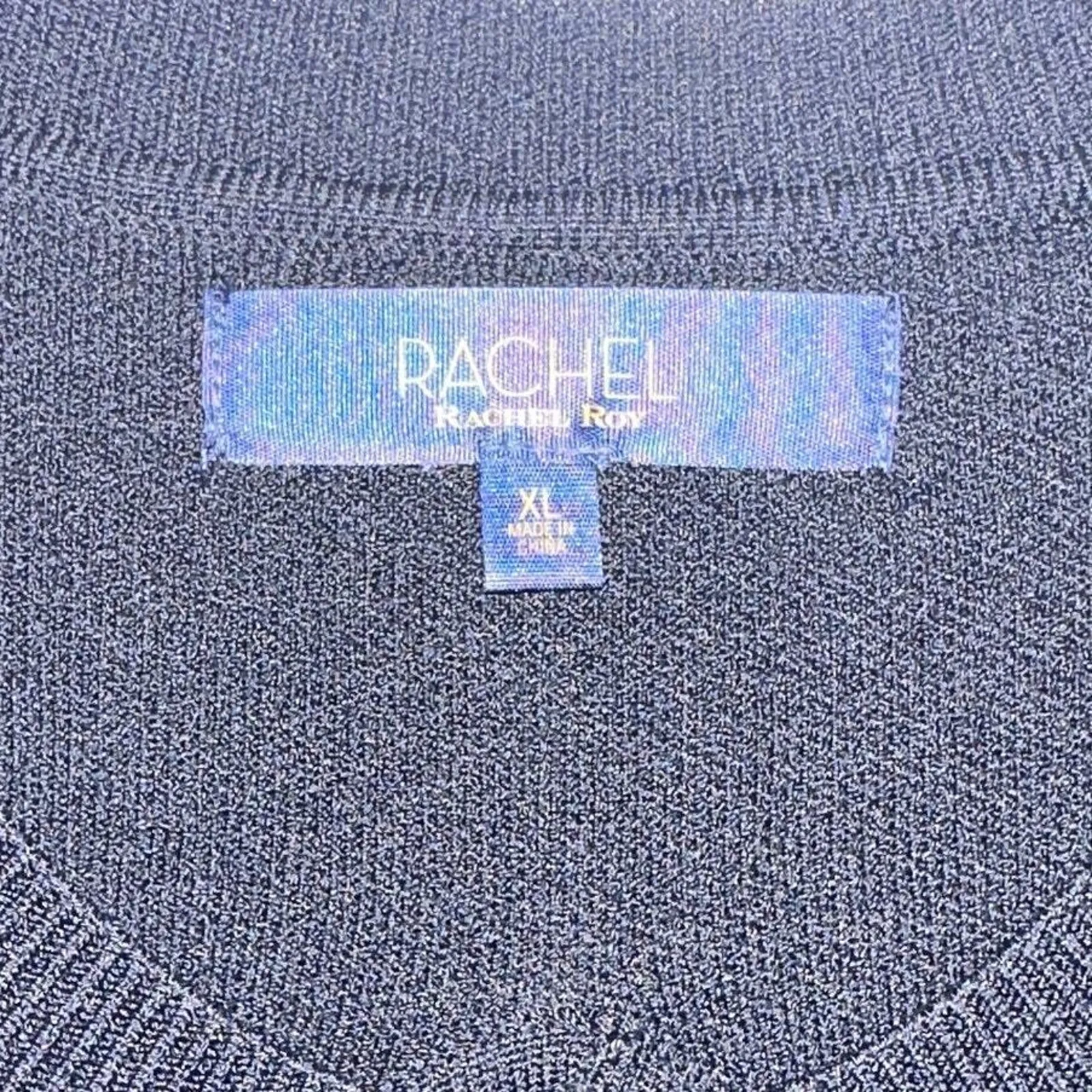 Rachel Roy‎ Sleeveless Cutout Back Knit Dress Women XL Career Office Siren New Black - Image 4