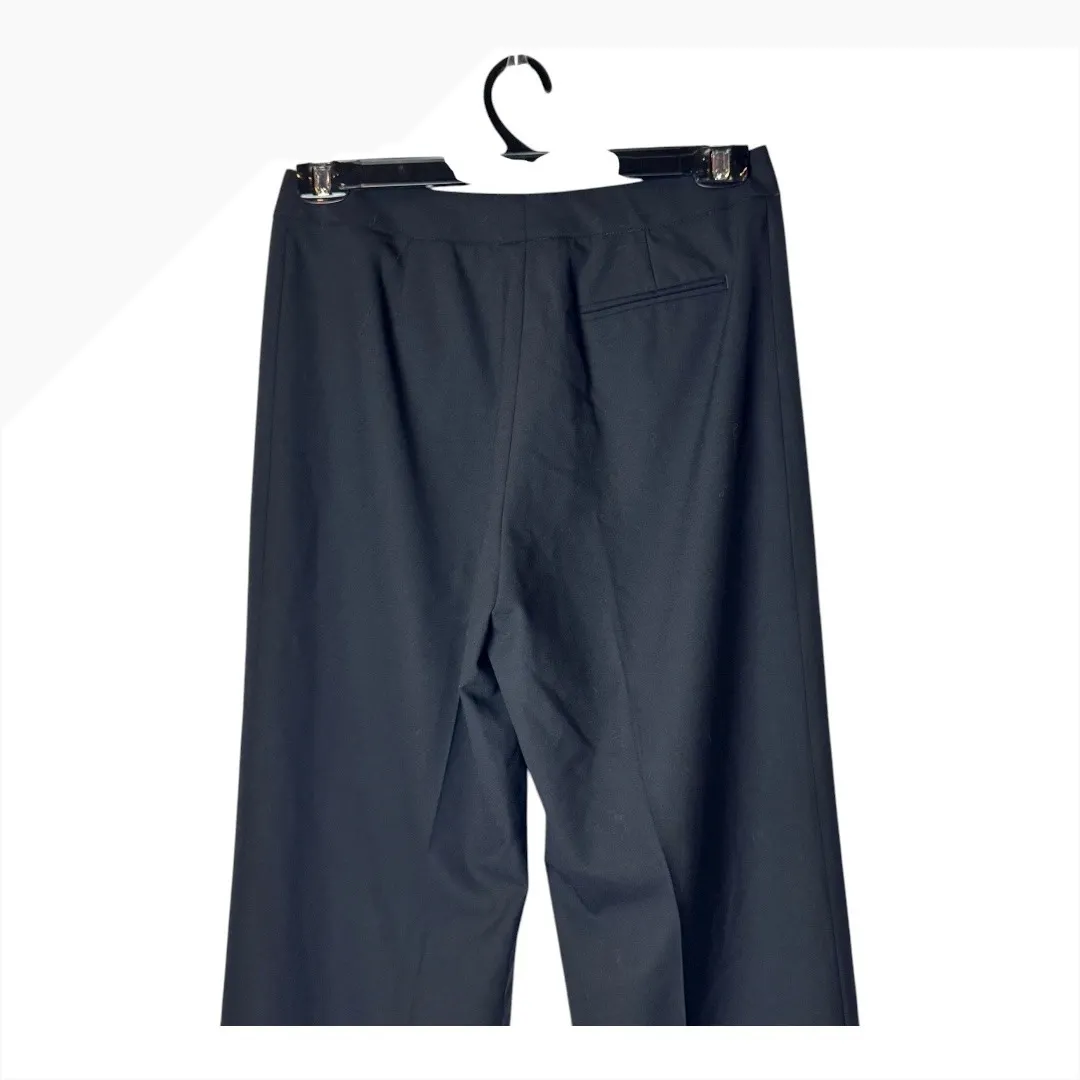 Lafayette 148 Pants Women 8 Black‎ Wool Blend Straight Leg Dress Pants Luxury Black - Image 4