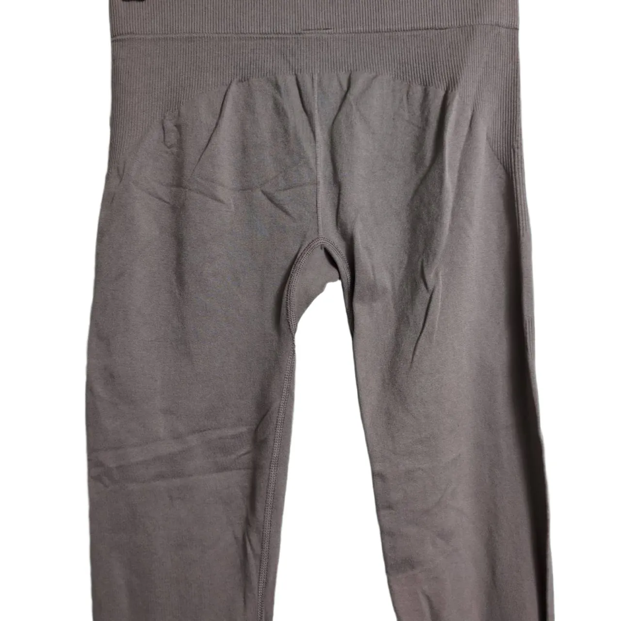 Adidas By Stella McCartney Cement Mushroom Seamless High Waisted Mesh Leggings M Brown Size M - Image 5