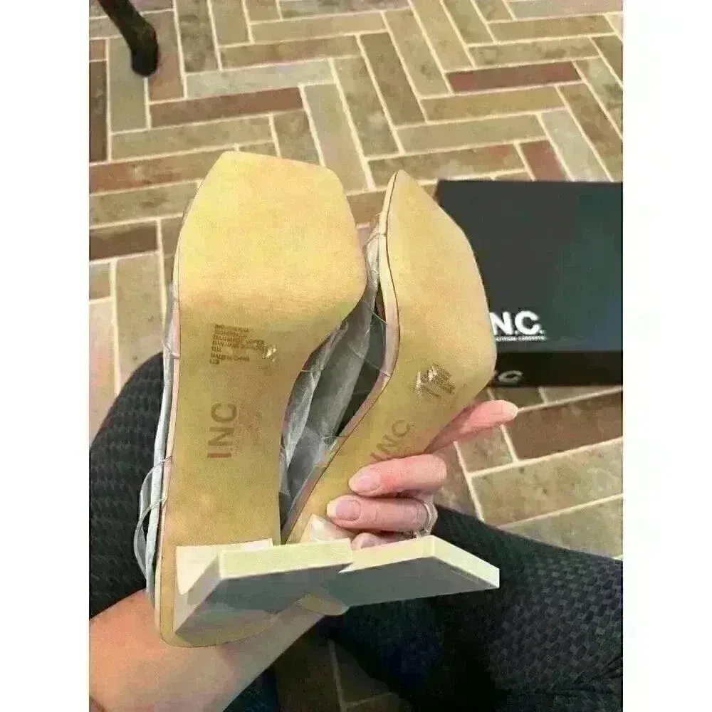 INC Clear Vinyl Heels size 11‎ NWB - Image 3
