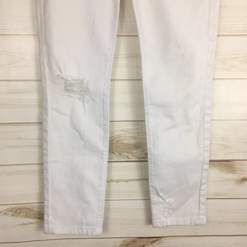 7 for all Mankind the Slim Cigarette Embellished White - Image 10