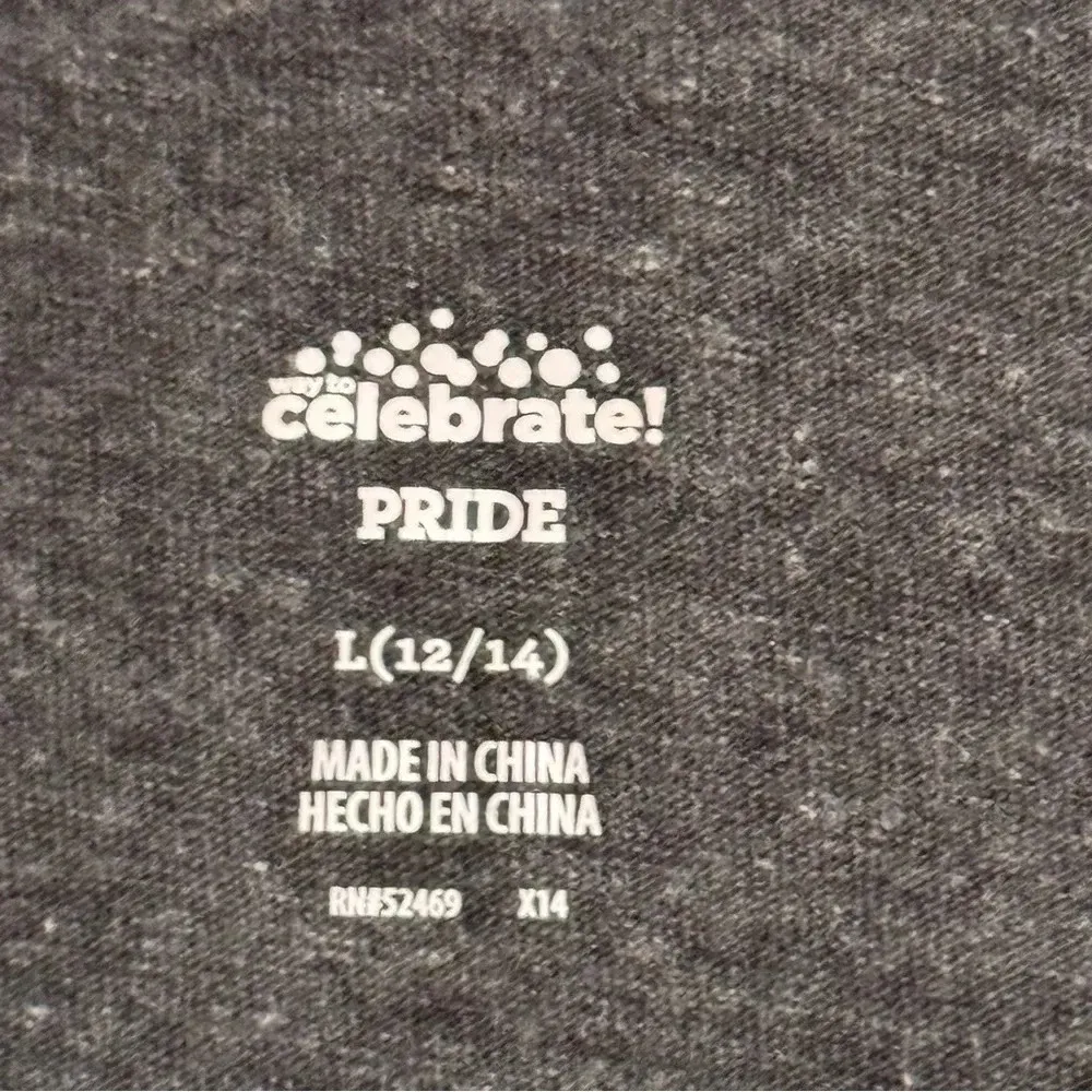 WAY TO CELEBRATE! Love is Love Short Sleeve Heather Gray T - Image 4