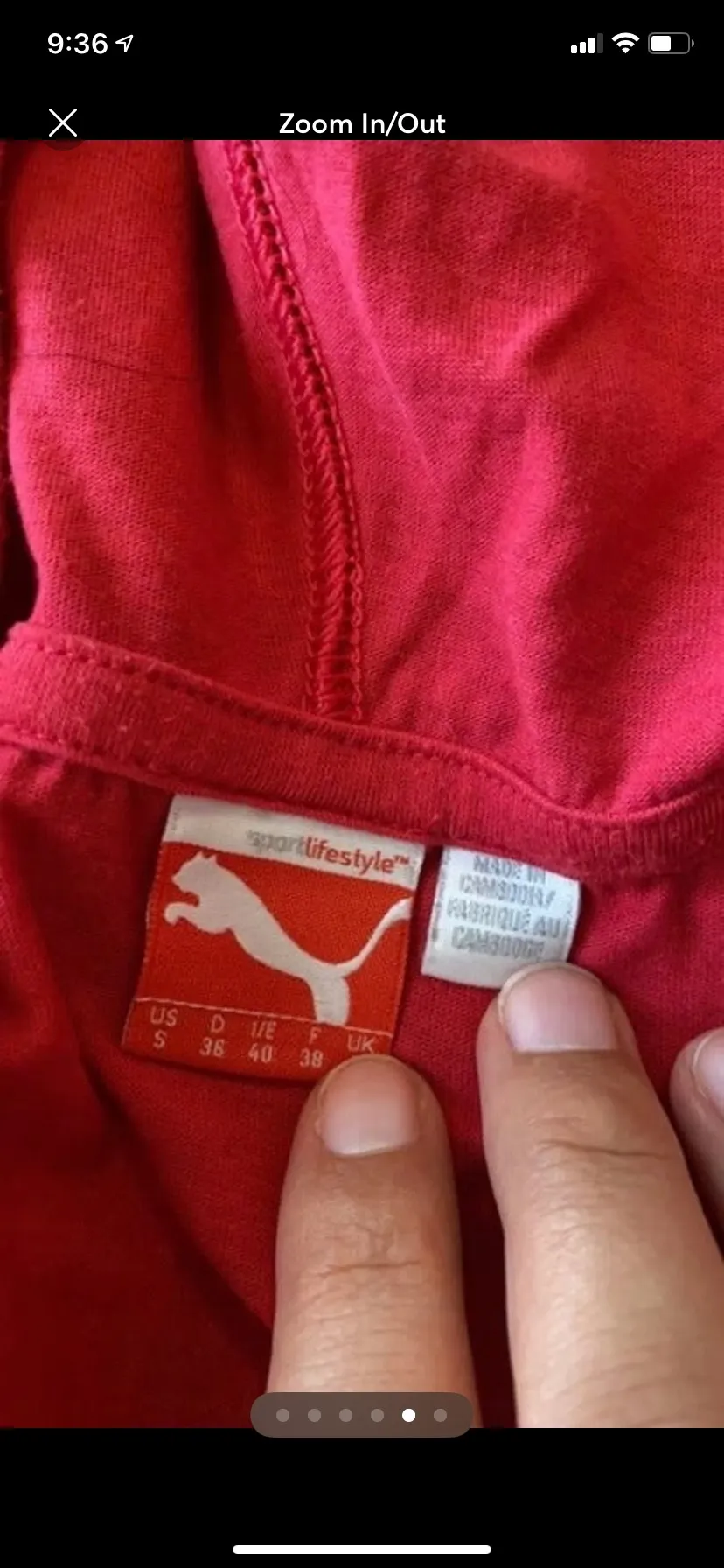 Puma Small Pink Pullover - Image 6