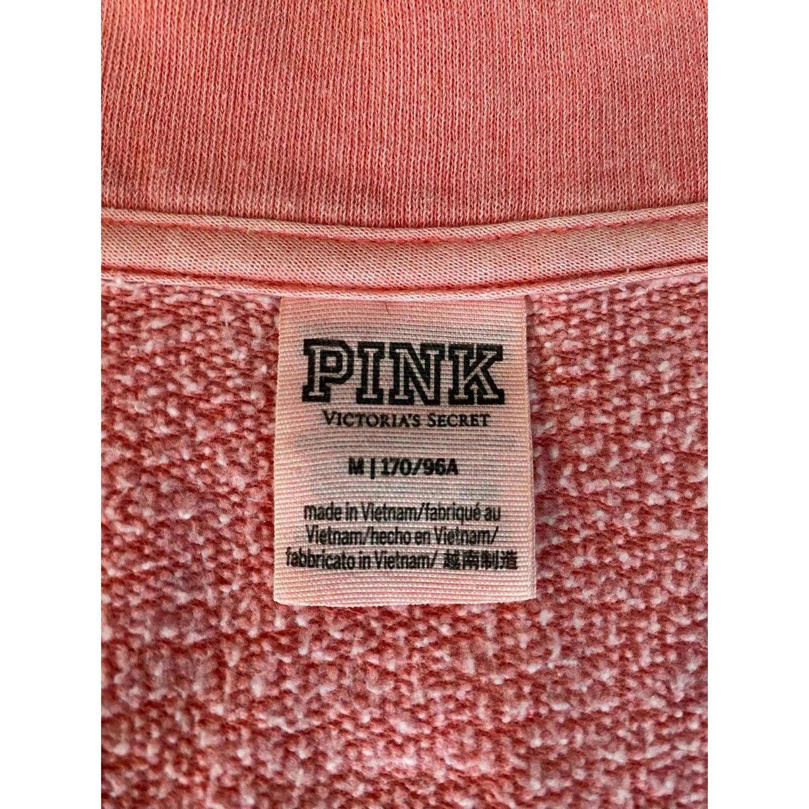 Victoria’s Secret PINK Half Zip Pullover – Size M Size M - Image 3