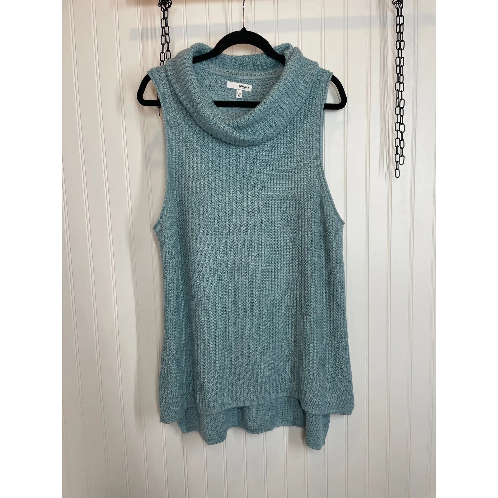 Sonoma  Turtle Neck Waffle Knit Top &  Crew Neck Raglan Tee Womens Bundle Sz XL - Image 2