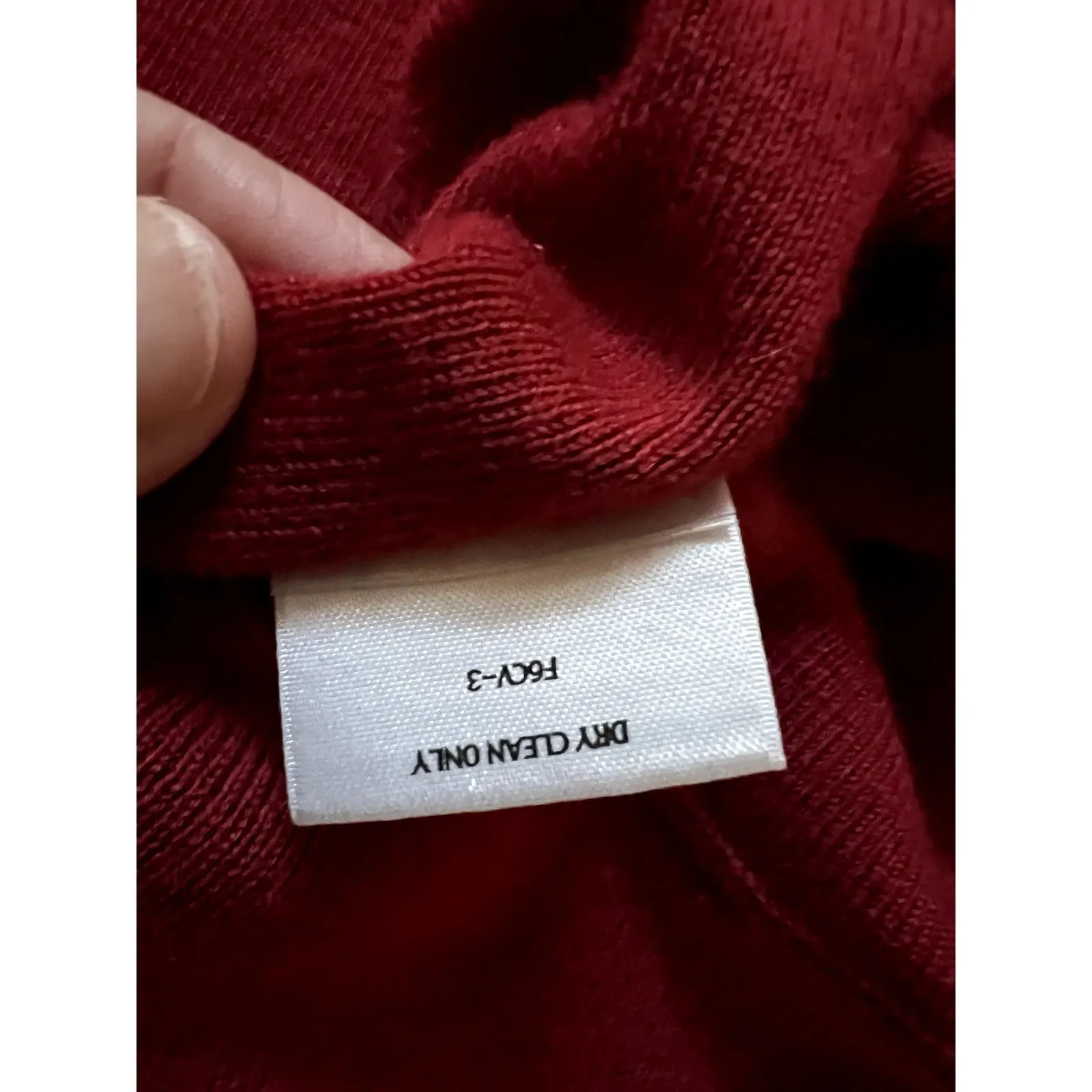 Eileen Fisher Women's Red Cardigan 100% Cashmere Size Large - Image 5