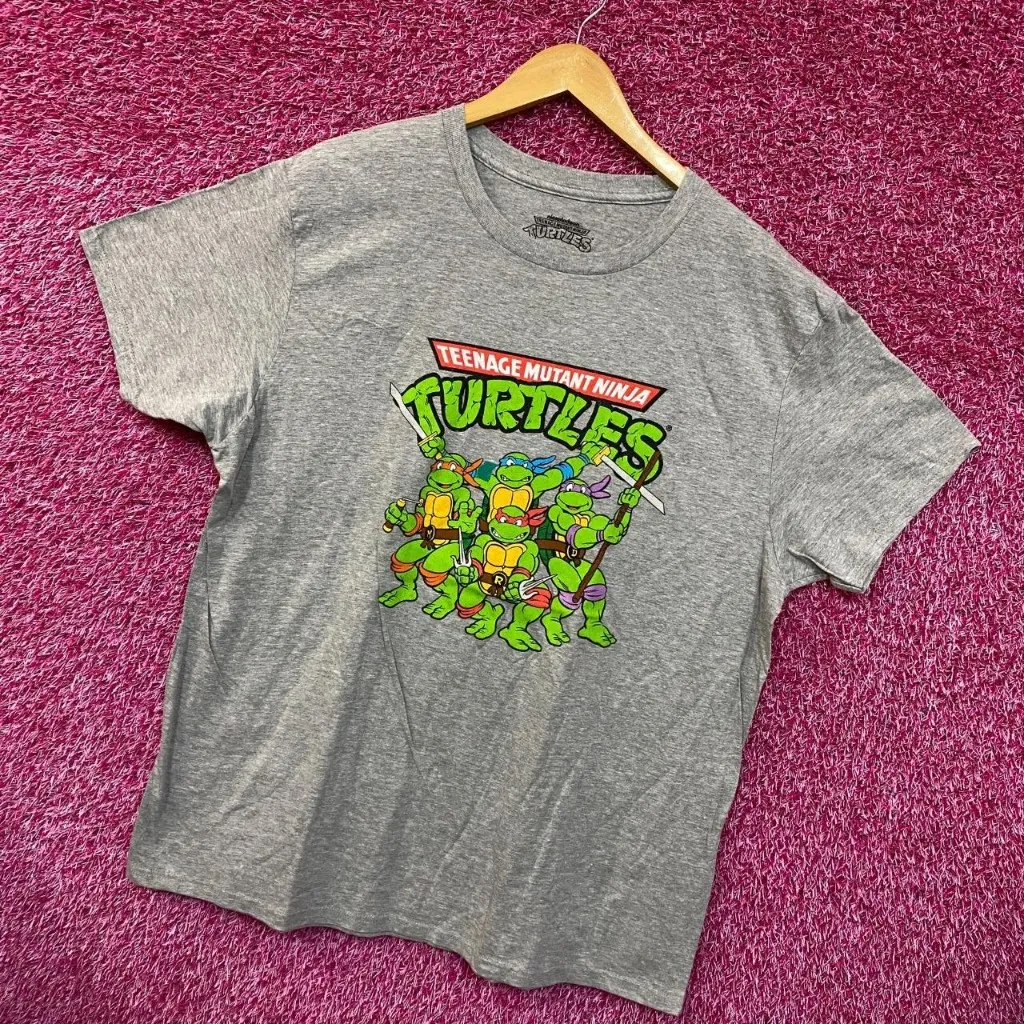 Teenage Mutant Ninja Turtles Gray Tshirt size Extra Large - Image 3