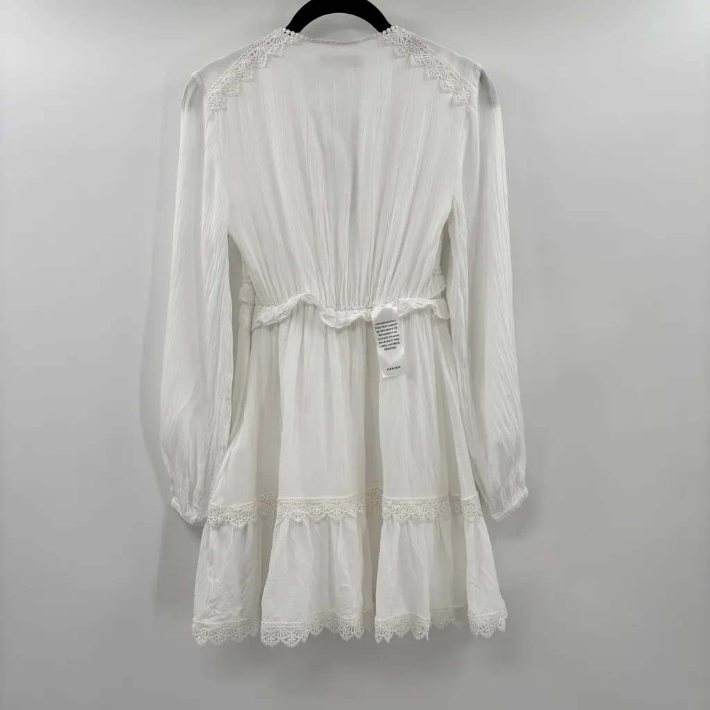 Ever New Elsa Ruffle & Embroidered Long Sleeve High - Image 5