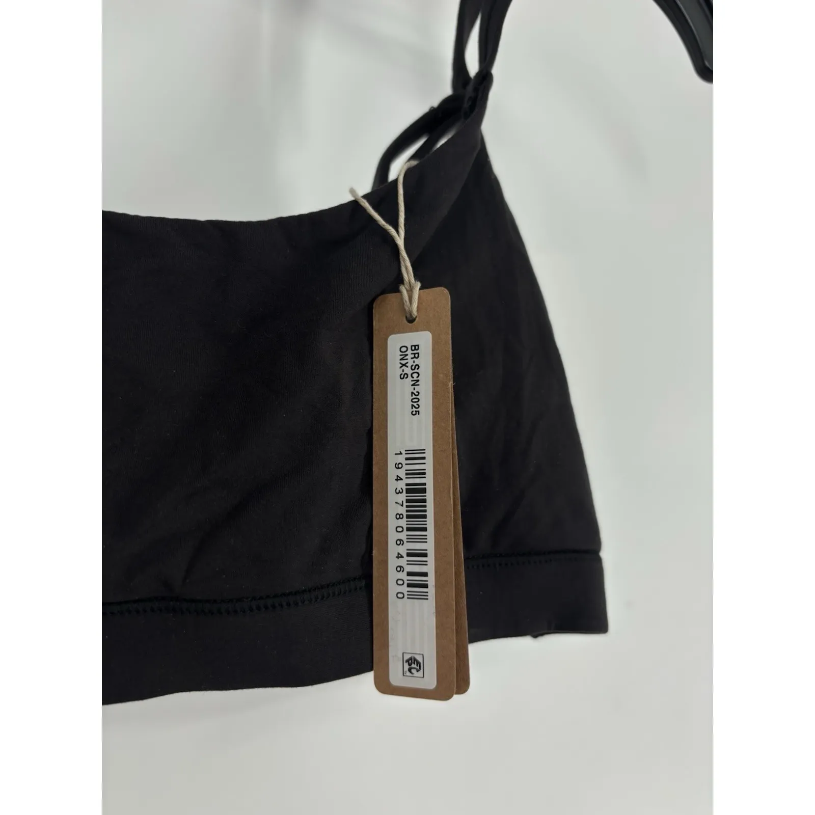 Skims Fits Everybody Scoop Bralette Onyx Black Kim Kardashian Adjustable Small - Image 3