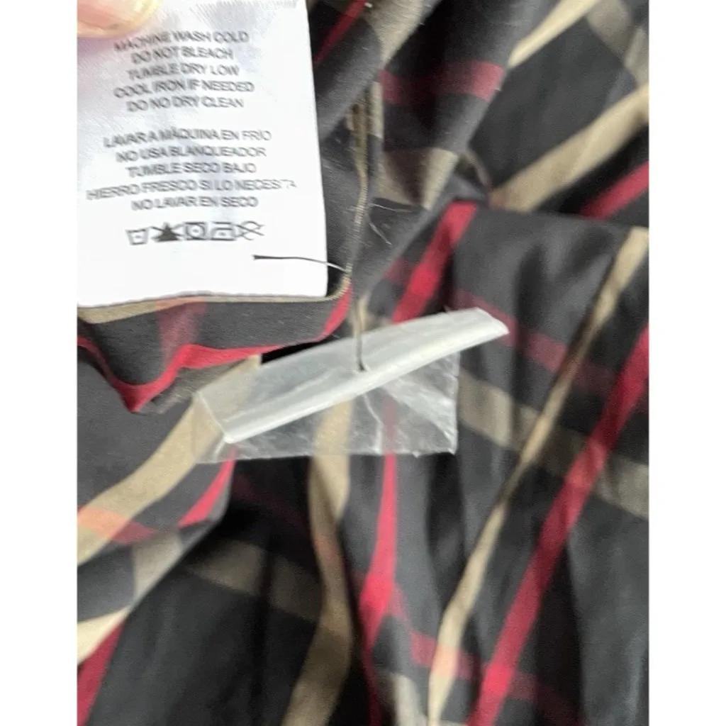 Vintage Pendleton Women’s Size XL Khaki Brown Long Trench Pea Coat Belt Strap - Image 15