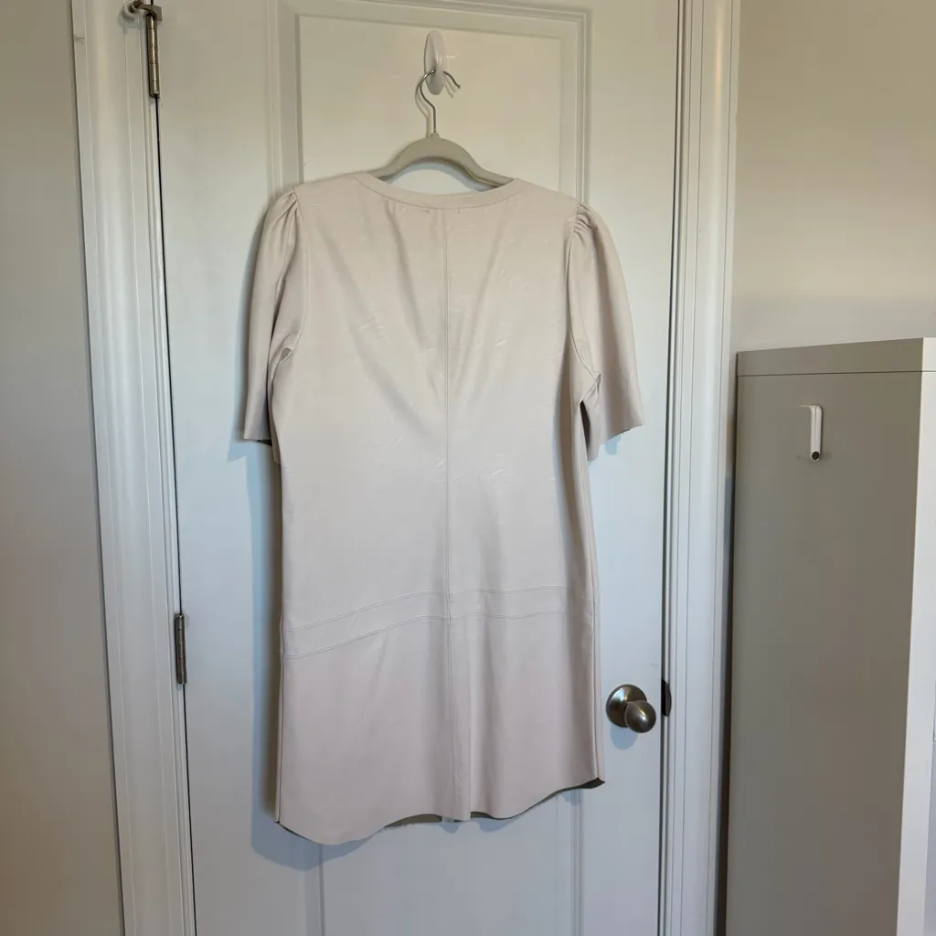 Lavender Brown Kelly Dress Faux Leather - Image 7