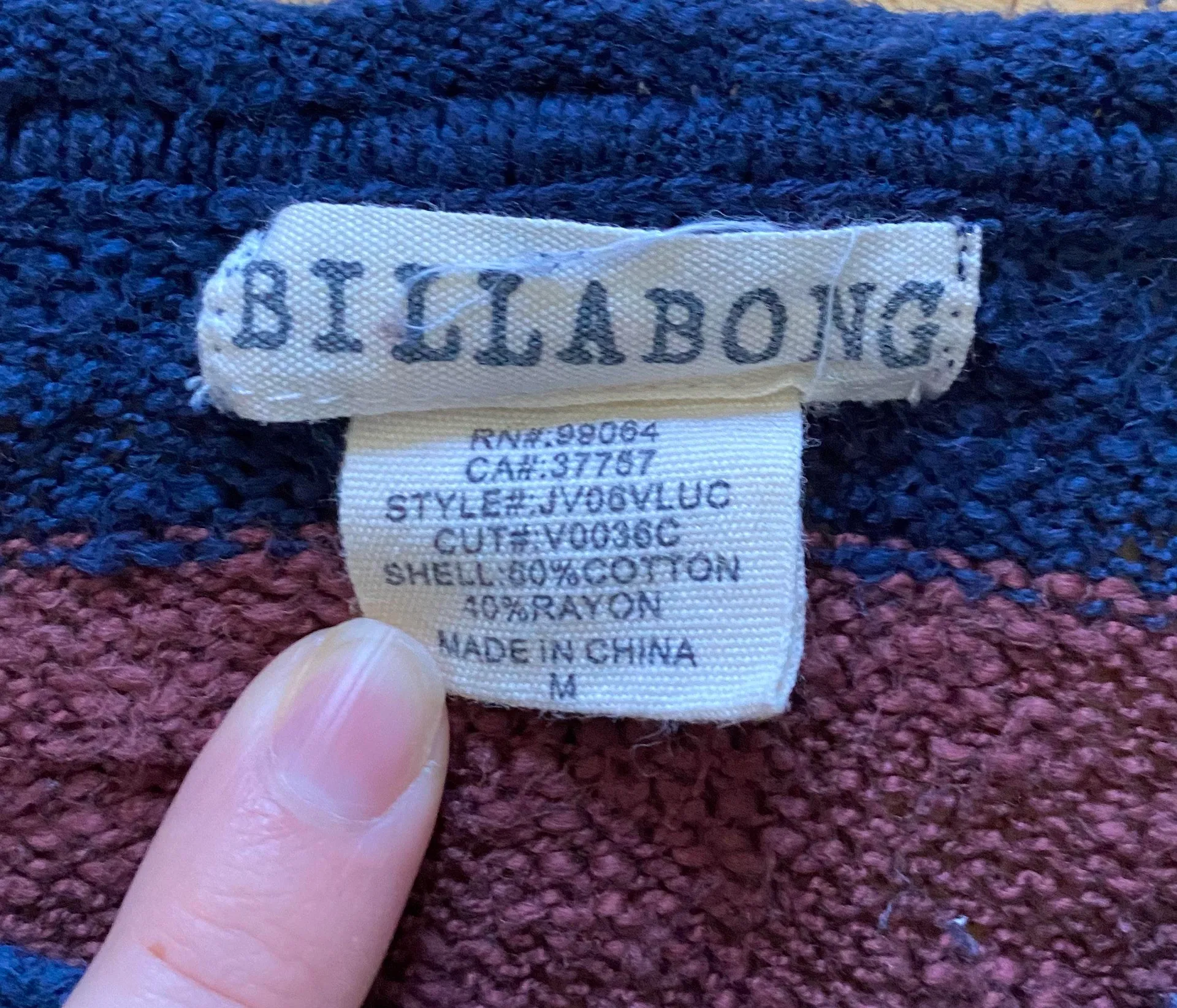 PacSun Billabong Striped Sweater - Image 5