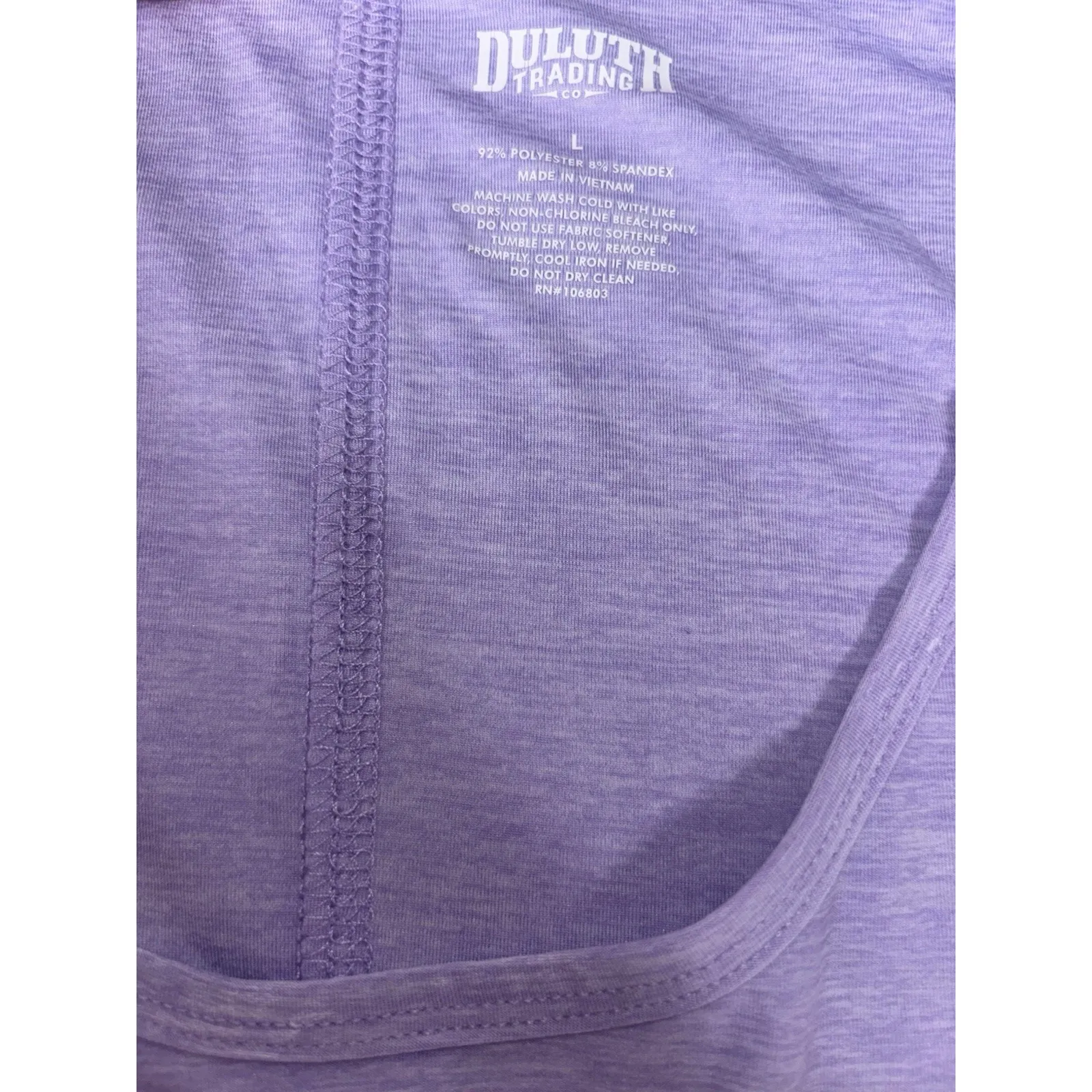 Duluth Trading Dress Sz L Purple Jersey Stretch Sleeveless Scoop Neck Outdoor Size L - Image 10
