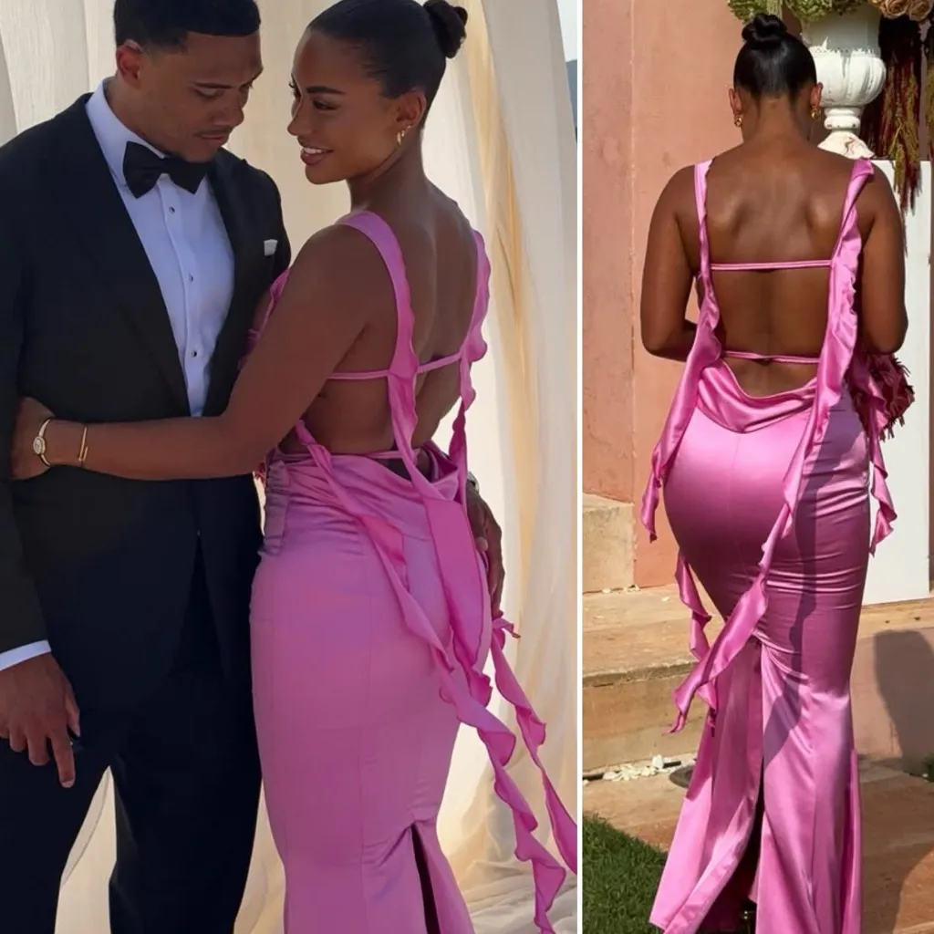 Brand New Nana Jacqueline Caroline
Dress in Magenta Pink Size Large - Image 12