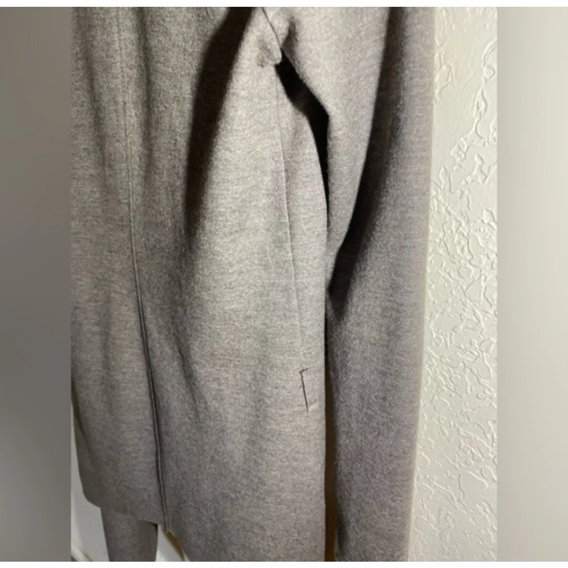 Helmut Lang Sonar‎ 100% Wool Cardigan Sweater Jacket Taupe ( S ) - Image 6