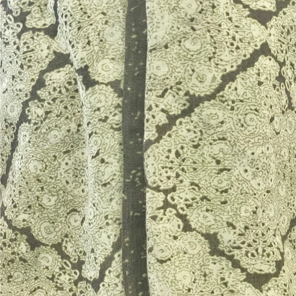 Large Lime Green Vascose Rectangle Shawl/scarf - Image 4