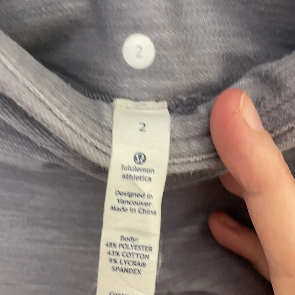 Lululemon Ride On Crop Grey Denim Pants 2 - Image 7