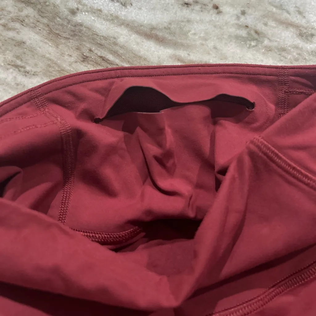 Lululemon Align High-Rise Leggings Dark Red Size 4 - Image 10