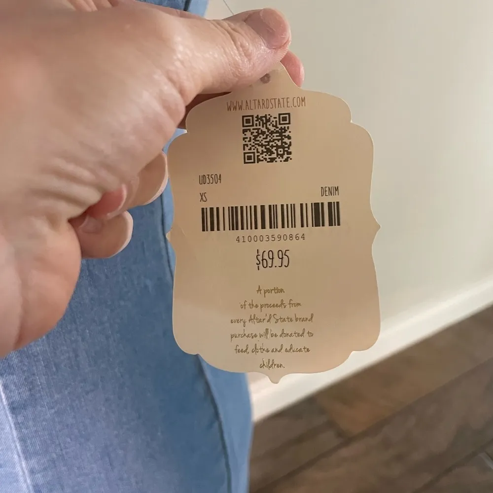 Altar’d State Stretchy Jean Dress - Image 2