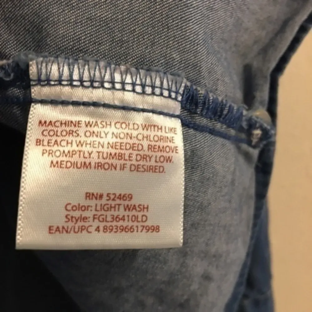 fade Glory jeans blouse L 12-14 - Image 11
