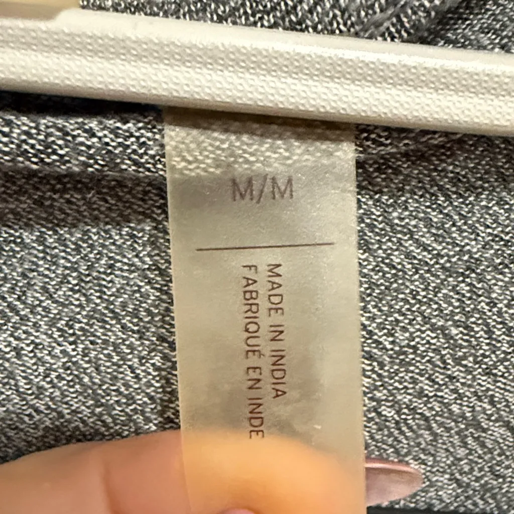 Zella Heather Gray Knit Cardigan - Image 3